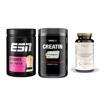 Einsteiger-Set: ESN Designer + Sinob Creatin + Evolite Nutritio – alle enthaltenen Artikel