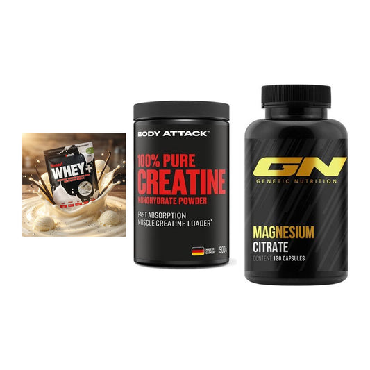 Einsteiger-Set: Sinob Honest + Body Attack 100% + GN Magnesium – alle enthaltenen Artikel