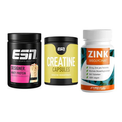 Einsteiger-Set: ESN Designer + ESN Ultrapure + ProFuel Zink – alle enthaltenen Artikel