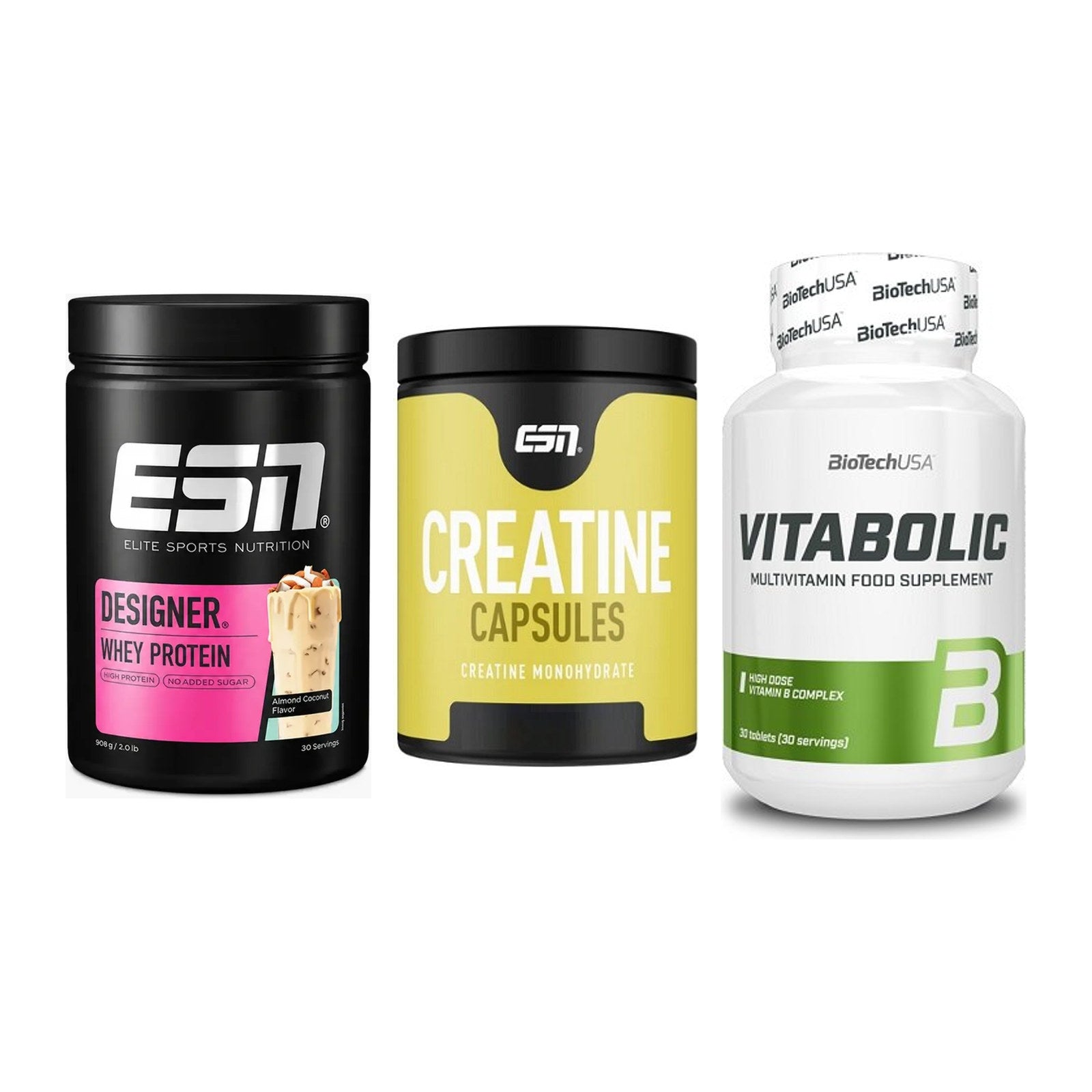 Einsteiger-Set: ESN Designer + ESN Ultrapure + BioTech Vitaboli – alle enthaltenen Artikel