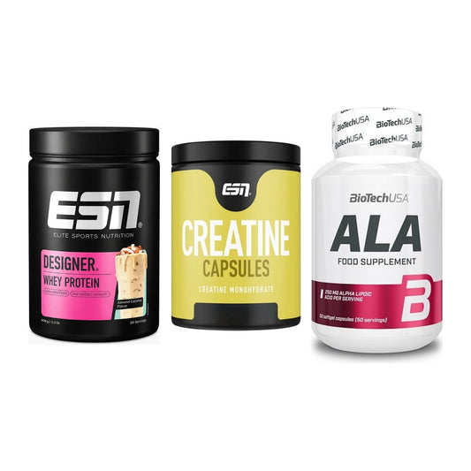 Einsteiger-Set: ESN Designer + ESN Ultrapure + BioTech ALA – alle enthaltenen Artikel