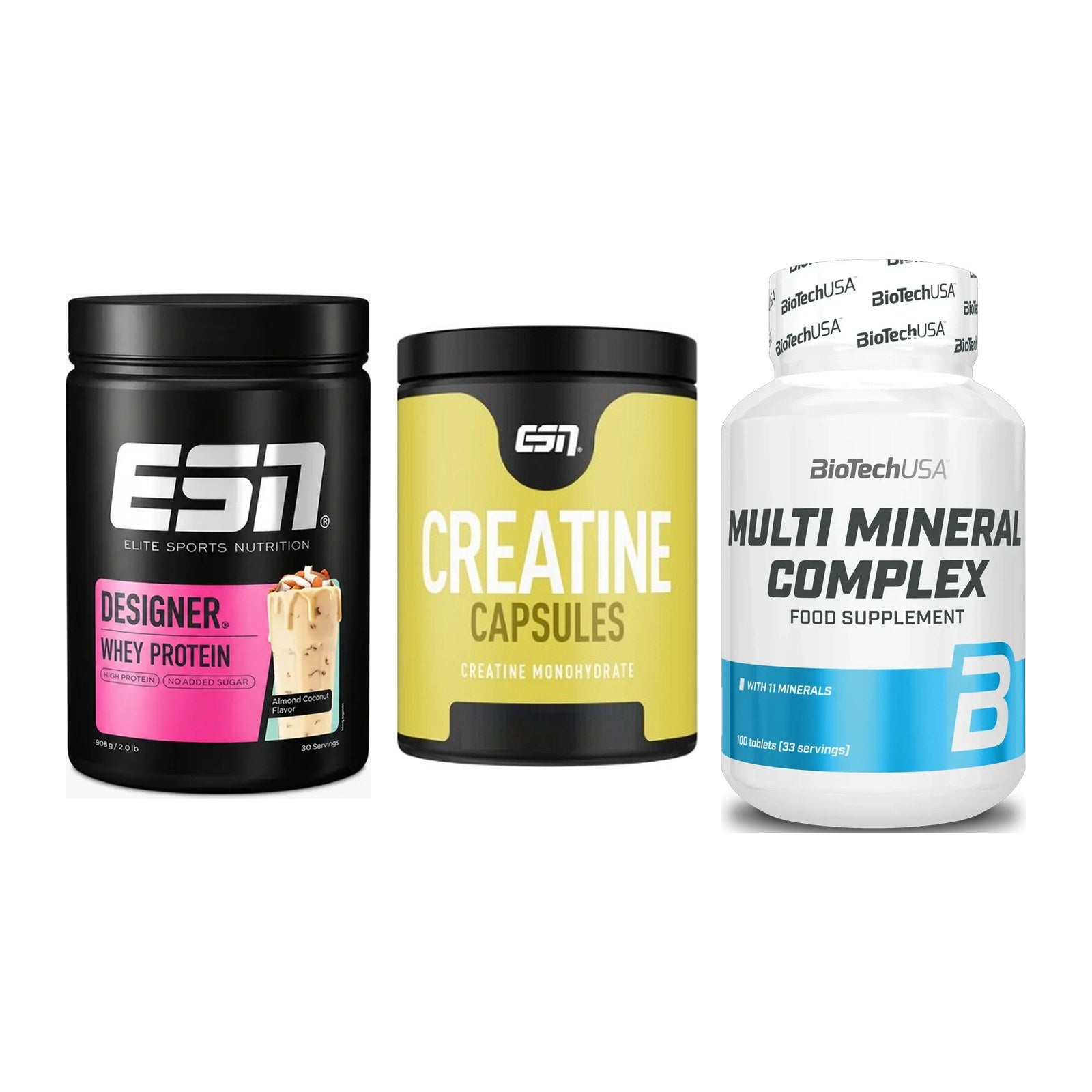 Einsteiger-Set: ESN Designer + ESN Ultrapure + BioTech Multi – alle enthaltenen Artikel