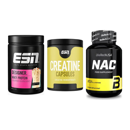 Einsteiger-Set: ESN Designer + ESN Ultrapure + BioTech NAC – alle enthaltenen Artikel