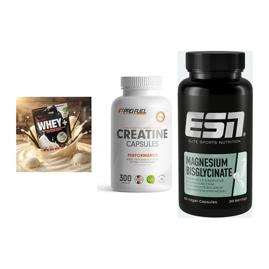 Einsteiger-Set: Sinob Honest + ProFuel Creatine + ESN Magnesium – alle enthaltenen Artikel