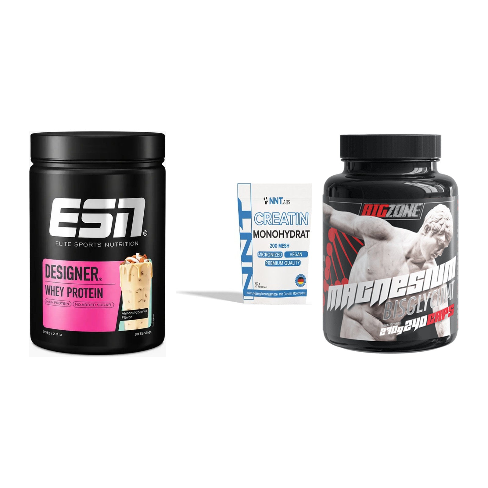 Einsteiger-Set: ESN Designer + NNT Creatin + Big Zone Magnesi – alle enthaltenen Artikel