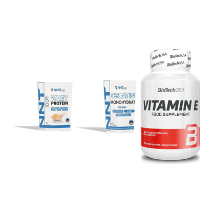 Einsteiger-Set: NNT Whey + NNT Creatin + BioTech Vitamin – alle enthaltenen Artikel