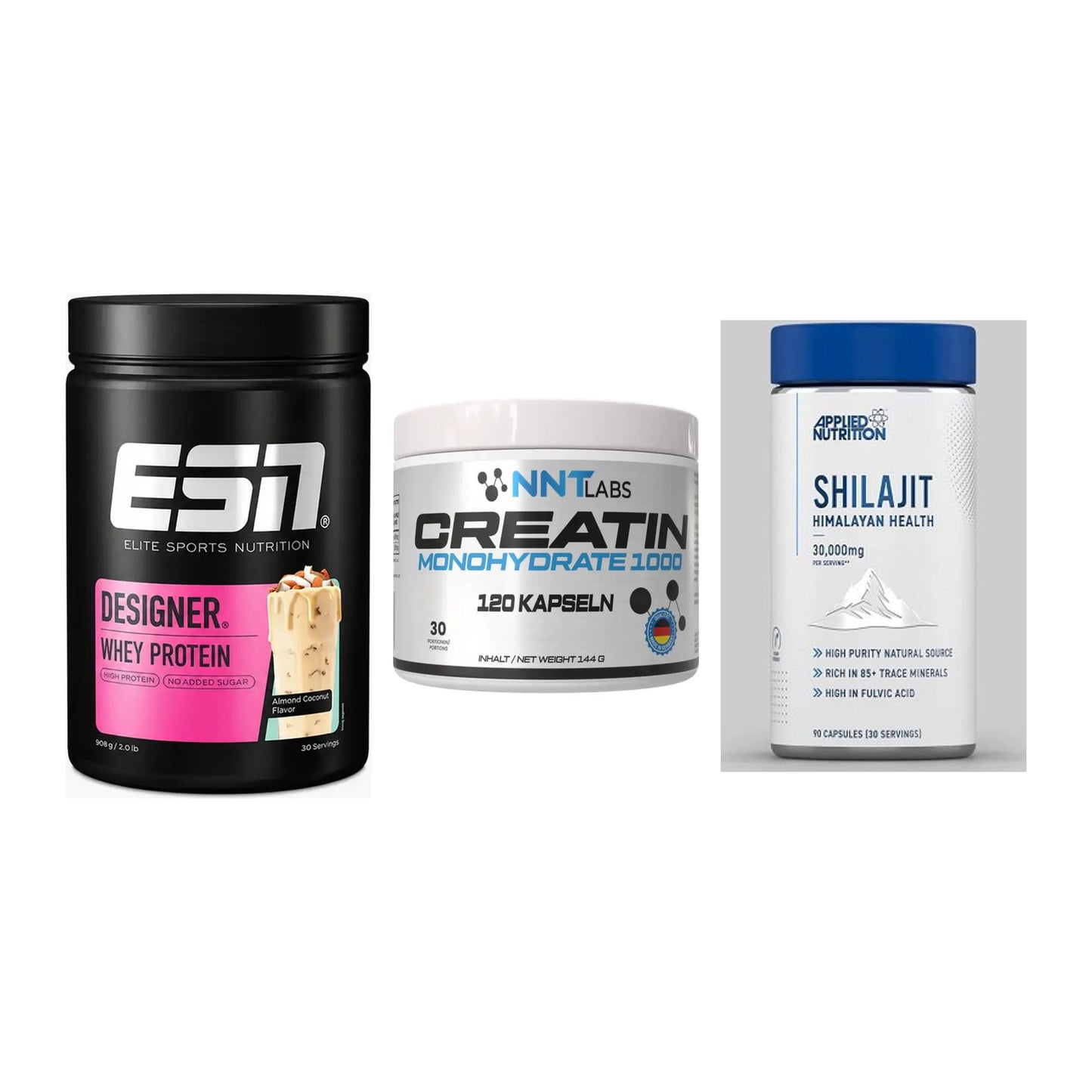 Einsteiger-Set: ESN Designer + NNT Creatin 1000 + Applied Nutritio – alle enthaltenen Artikel