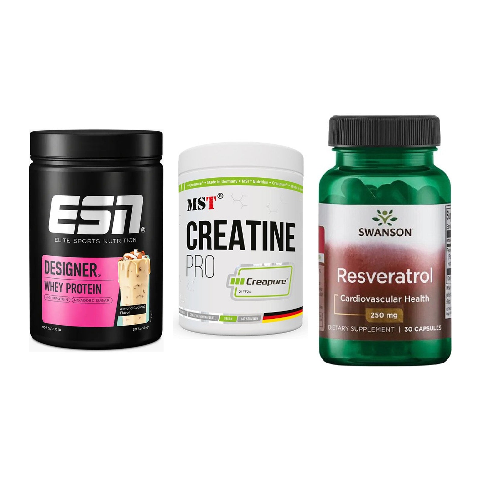 Einsteiger-Set: ESN Designer + MST Creatin Pro + Swanson Resverat – alle enthaltenen Artikel