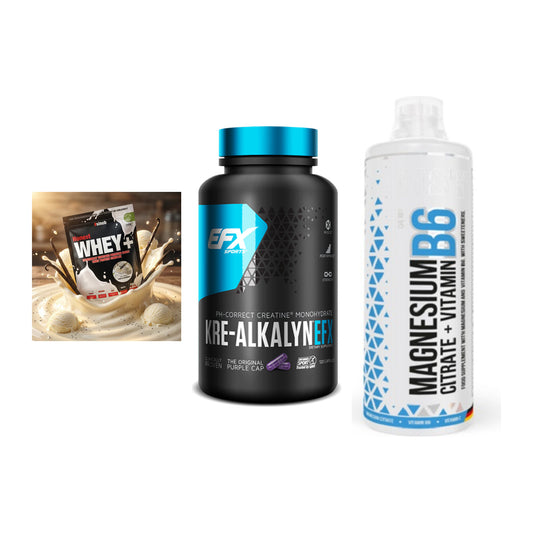 Einsteiger-Set: Sinob Honest + EFX Kre-Alkalyn + MST Magnesium B6 – alle enthaltenen Artikel