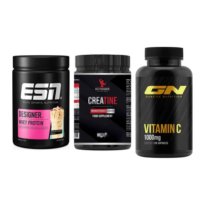 Einsteiger-Set: ESN Designer + #GYMJUICE + GN Vitamin C – alle enthaltenen Artikel