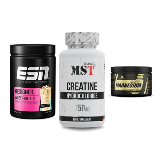 Einsteiger-Set: ESN Designer + MST Creatin HCL + Peak Magnesium – alle enthaltenen Artikel