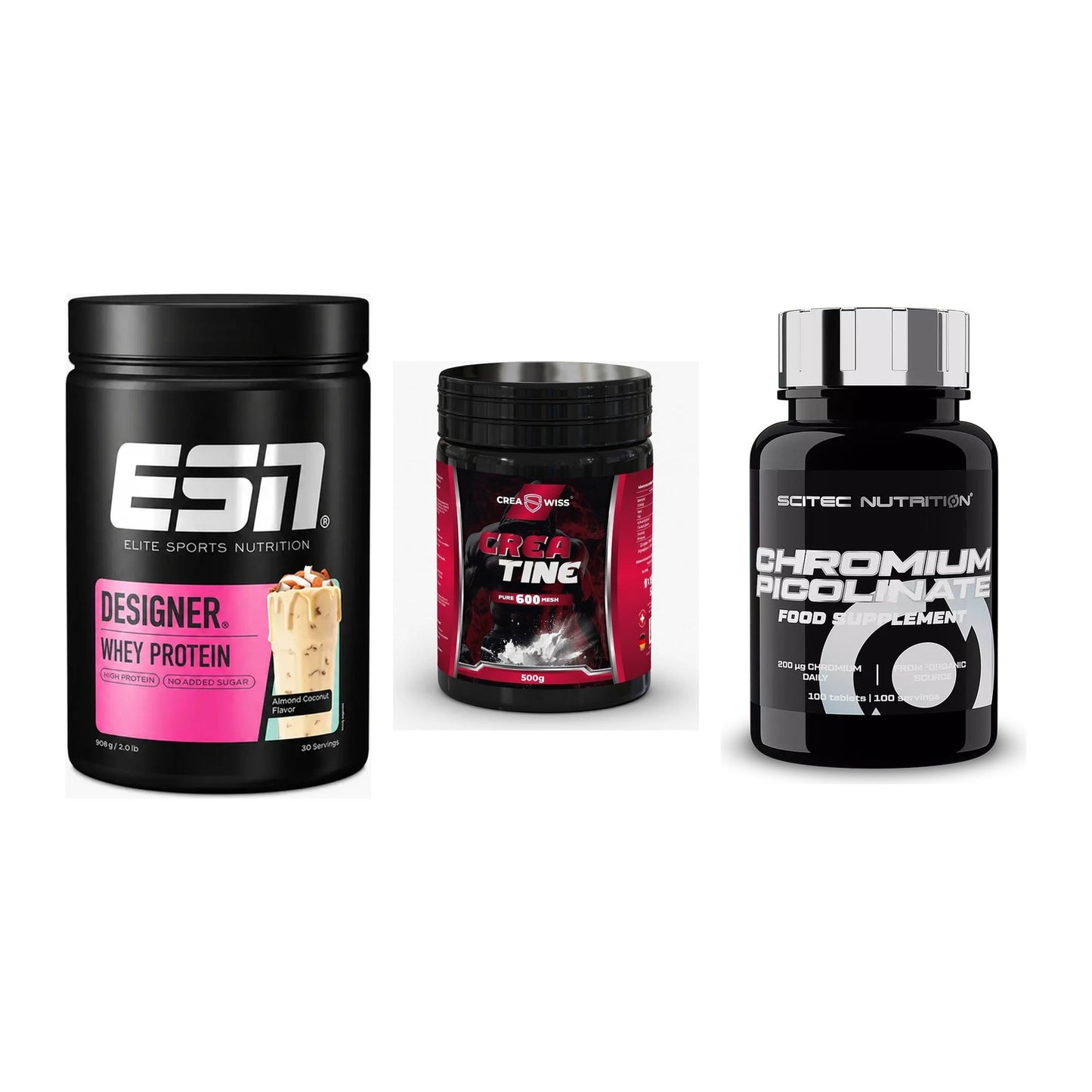 Einsteiger-Set: ESN Designer + CREASWISS + Scitec Chromium – alle enthaltenen Artikel