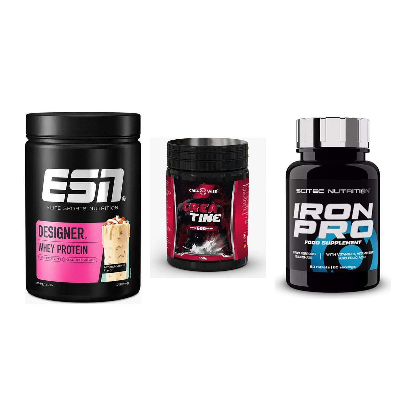Einsteiger-Set: ESN Designer + CREASWISS + Scitec Iron Pro – alle enthaltenen Artikel