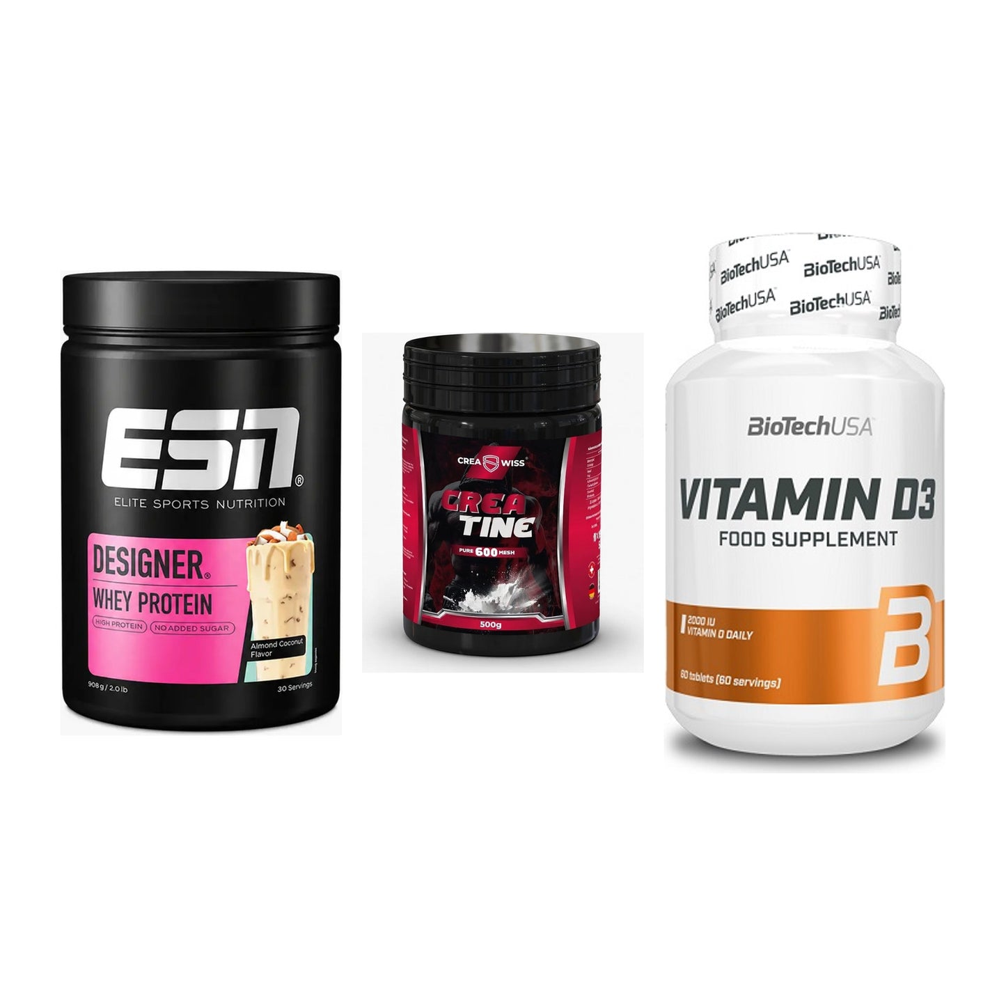 Einsteiger-Set: ESN Designer + CREASWISS + BioTech Vitamin – alle enthaltenen Artikel