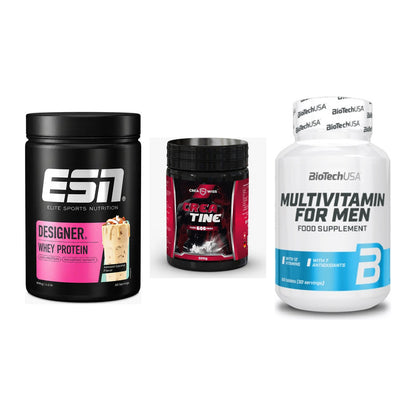 Einsteiger-Set: ESN Designer + CREASWISS + BioTech Multivit – alle enthaltenen Artikel