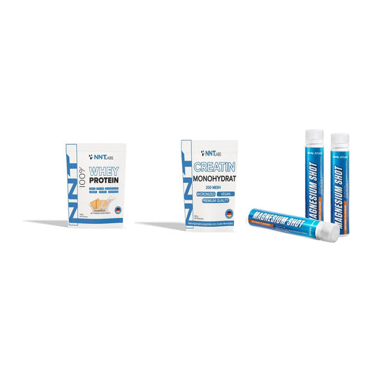 Einsteiger-Set: NNT Whey + NNT Creatin + Body Attack – alle enthaltenen Artikel