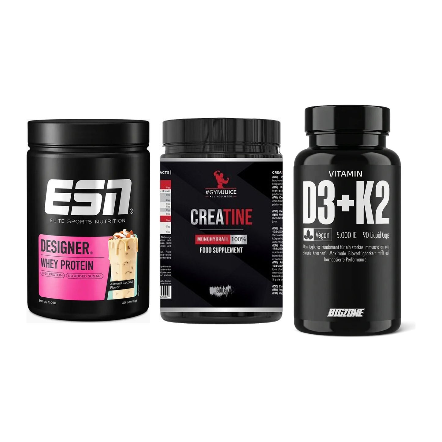 Einsteiger-Set: ESN Designer + #GYMJUICE + Big Zone Vitamin – alle enthaltenen Artikel