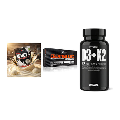 Einsteiger-Set: Sinob Honest + Olimp Creatine + Big Zone Vitamin – alle enthaltenen Artikel