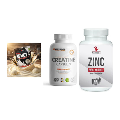 Einsteiger-Set: Sinob Honest + ProFuel Creatine + #GYMJUICE ZINC – alle enthaltenen Artikel