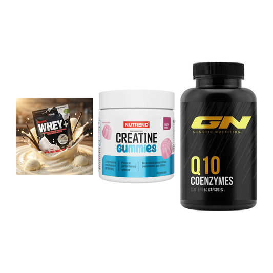 Einsteiger-Set: Sinob Honest + Nutrend Creatine + GN Q10 Health – alle enthaltenen Artikel