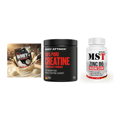 Einsteiger-Set: Sinob Honest + Body Attack 100% + MST Zinc – alle enthaltenen Artikel