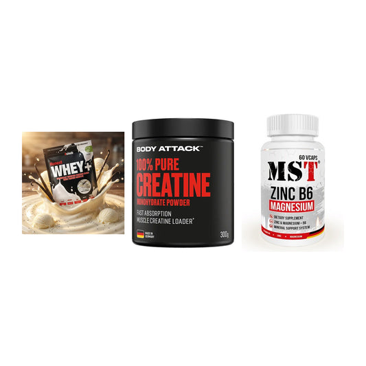 Einsteiger-Set: Sinob Honest + Body Attack 100% + MST Zinc – alle enthaltenen Artikel