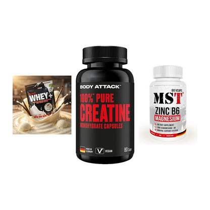 Einsteiger-Set: Sinob Honest + Body Attack 100% + MST Zinc – alle enthaltenen Artikel