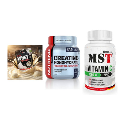 Einsteiger-Set: Sinob Honest + Nutrend Creatine + MST Vitamin C – alle enthaltenen Artikel