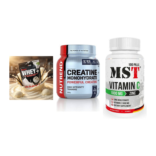 Einsteiger-Set: Sinob Honest + Nutrend Creatine + MST Vitamin C – alle enthaltenen Artikel