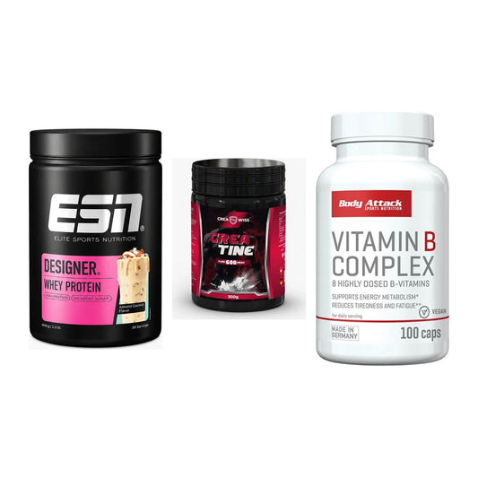Einsteiger-Set: ESN Designer + CREASWISS + Body Attack – alle enthaltenen Artikel