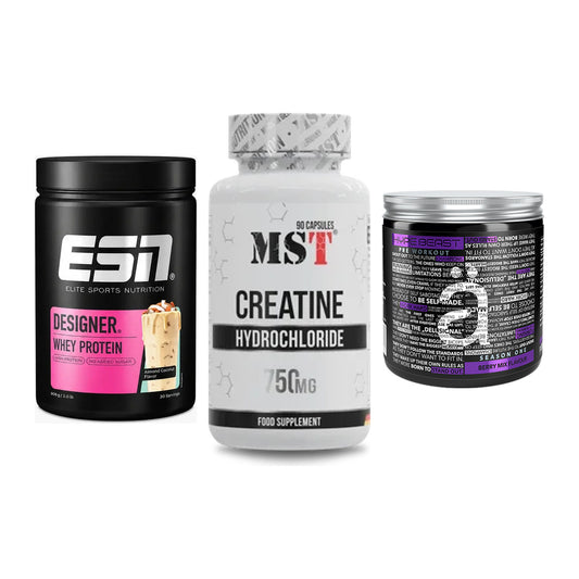 Einsteiger-Set: ESN Designer + MST Creatin HCL + Nanosupps Hype – alle enthaltenen Artikel