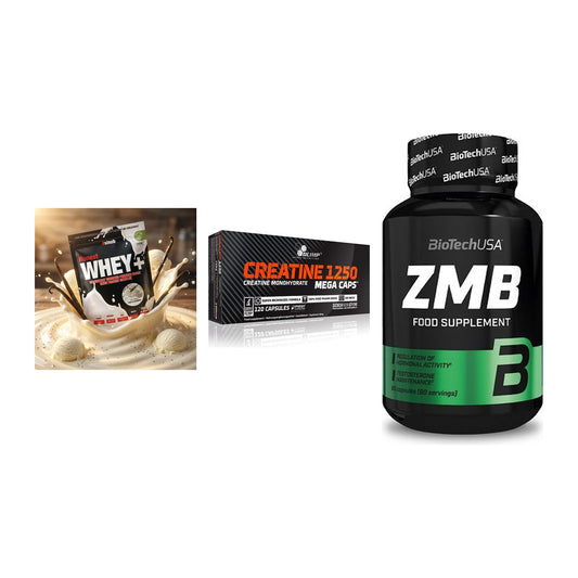 Einsteiger-Set: Sinob Honest + Olimp Creatine + BioTech ZMB – alle enthaltenen Artikel