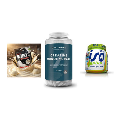 Einsteiger-Set: Sinob Honest + MyProtein + Olimp Iso Plus – alle enthaltenen Artikel