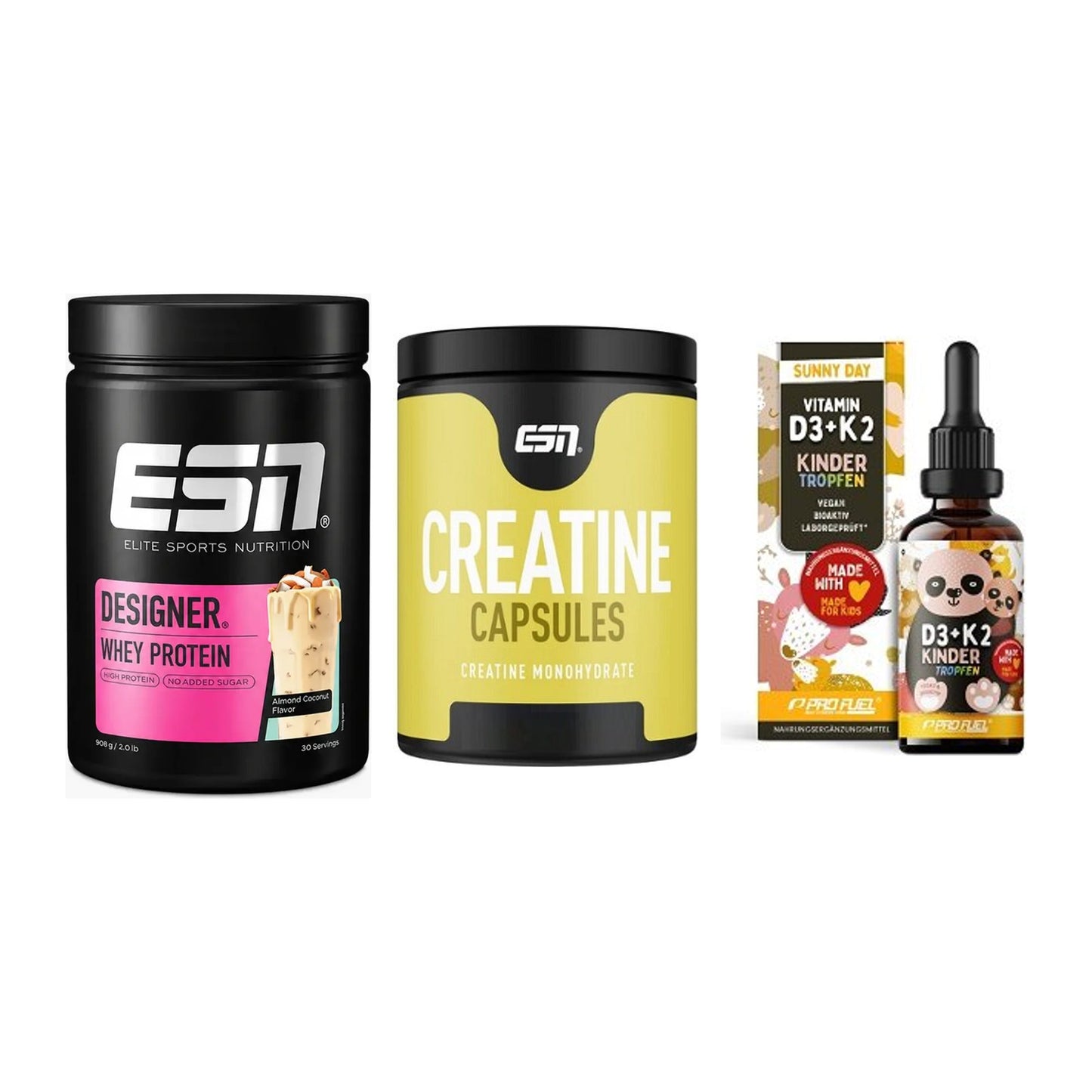 Einsteiger-Set: ESN Designer + ESN Ultrapure + ProFuel VITAMIN – alle enthaltenen Artikel