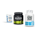 Einsteiger-Set: NNT Whey + BioTech Creatine + BioTech Zinc Duo – alle enthaltenen Artikel