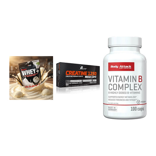 Einsteiger-Set: Sinob Honest + Olimp Creatine + Body Attack – alle enthaltenen Artikel