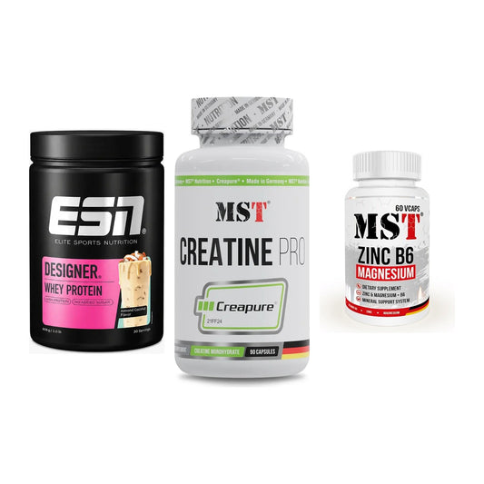 Einsteiger-Set: ESN Designer + MST Creatine Pro + MST Zinc – alle enthaltenen Artikel