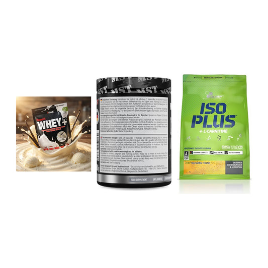 Einsteiger-Set: Sinob Honest + MST Creatin + Olimp Iso Plus – alle enthaltenen Artikel