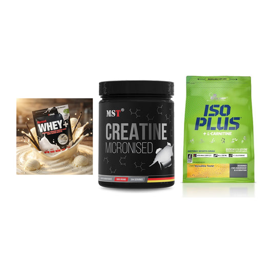 Einsteiger-Set: Sinob Honest + MST Creatin + Olimp Iso Plus – alle enthaltenen Artikel