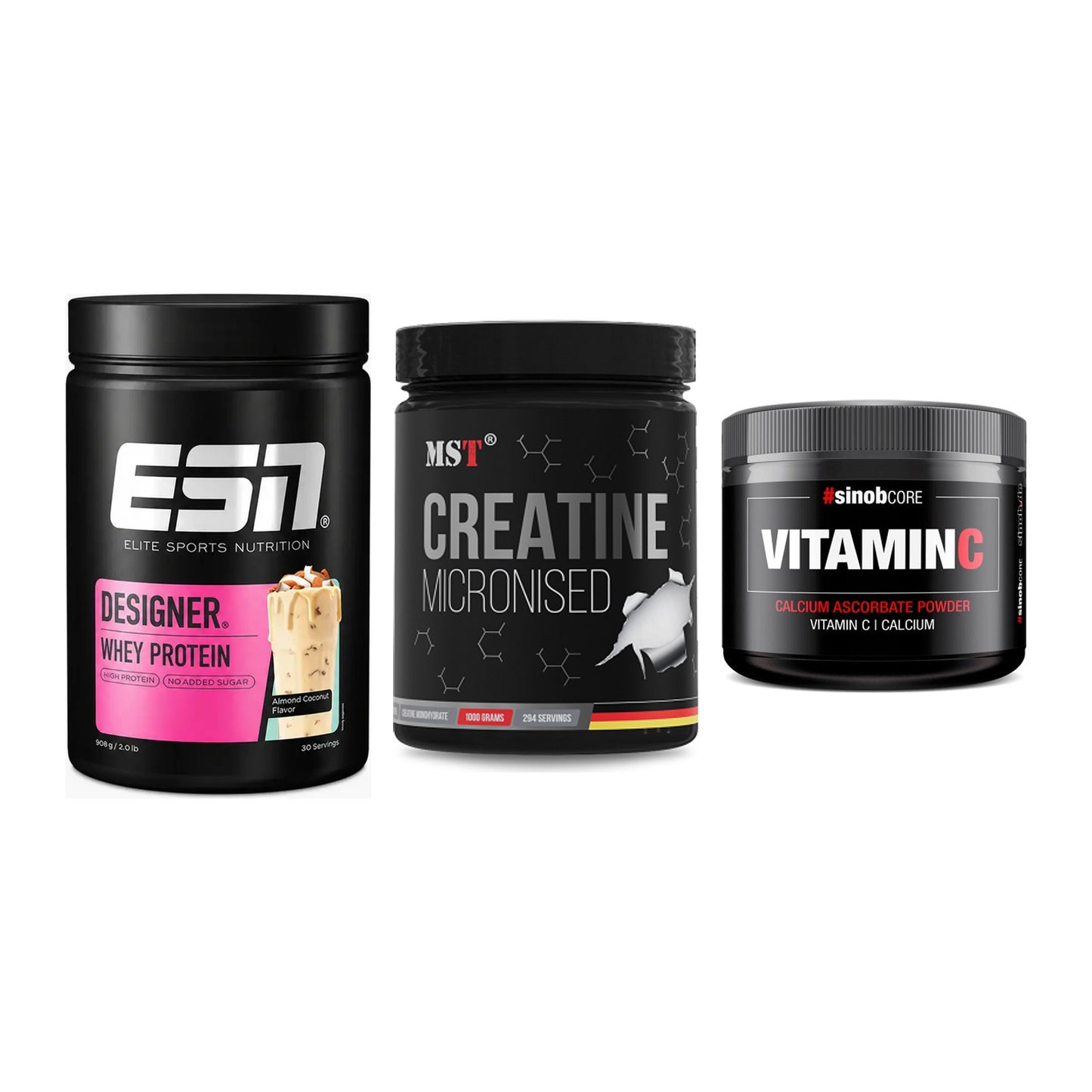 Einsteiger-Set: ESN Designer + MST Creatin + Sinob Vitamin C – alle enthaltenen Artikel