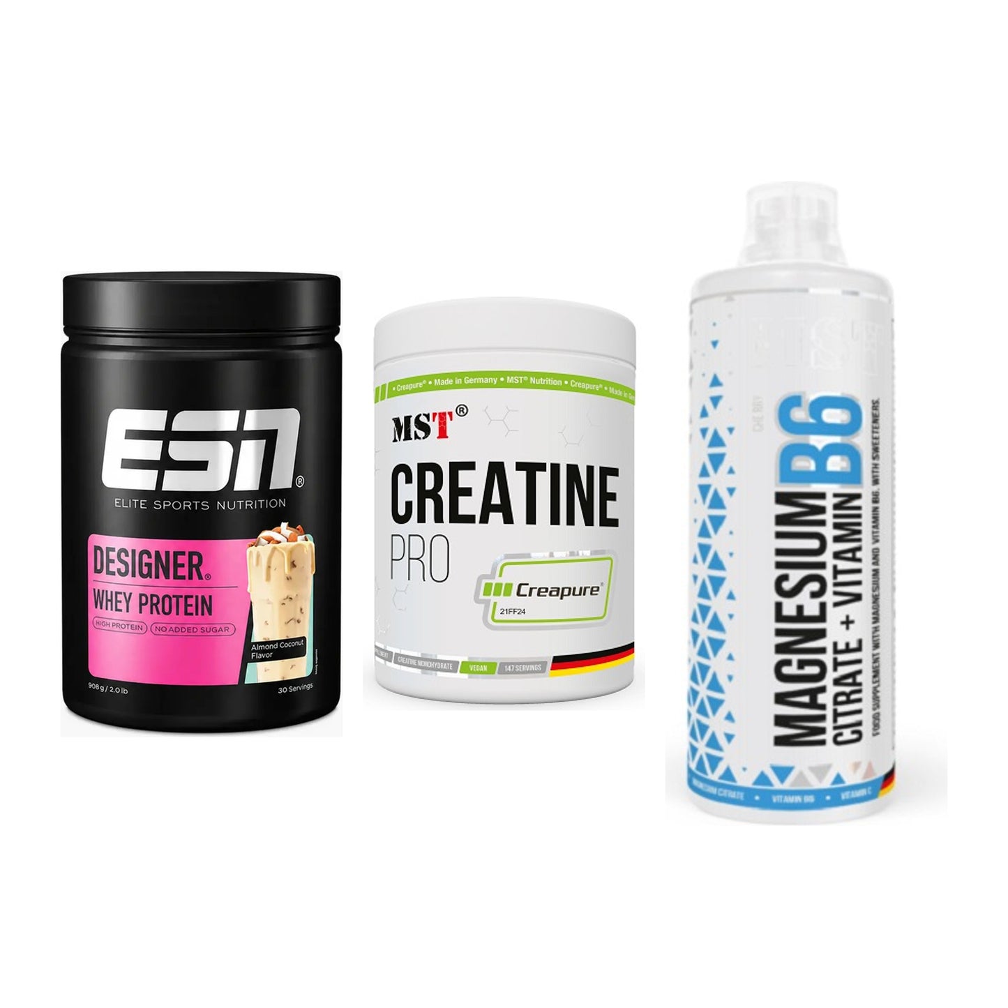 Einsteiger-Set: ESN Designer + MST Creatin Pro + MST Magnesium B6 – alle enthaltenen Artikel