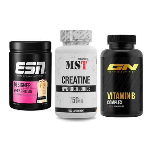 Einsteiger-Set: ESN Designer + MST Creatin HCL + GN Vitamin – alle enthaltenen Artikel