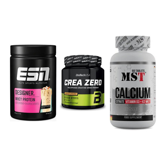 Einsteiger-Set: ESN Designer + BioTech Crea + MST Calcium – alle enthaltenen Artikel