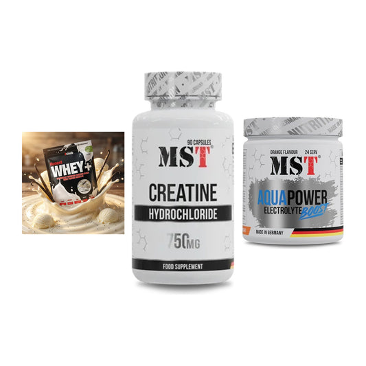 Einsteiger-Set: Sinob Honest + MST Creatin HCL + MST Aqua Power – alle enthaltenen Artikel