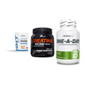 Einsteiger-Set: NNT Whey + Olimp Creatine + BioTech One A – alle enthaltenen Artikel