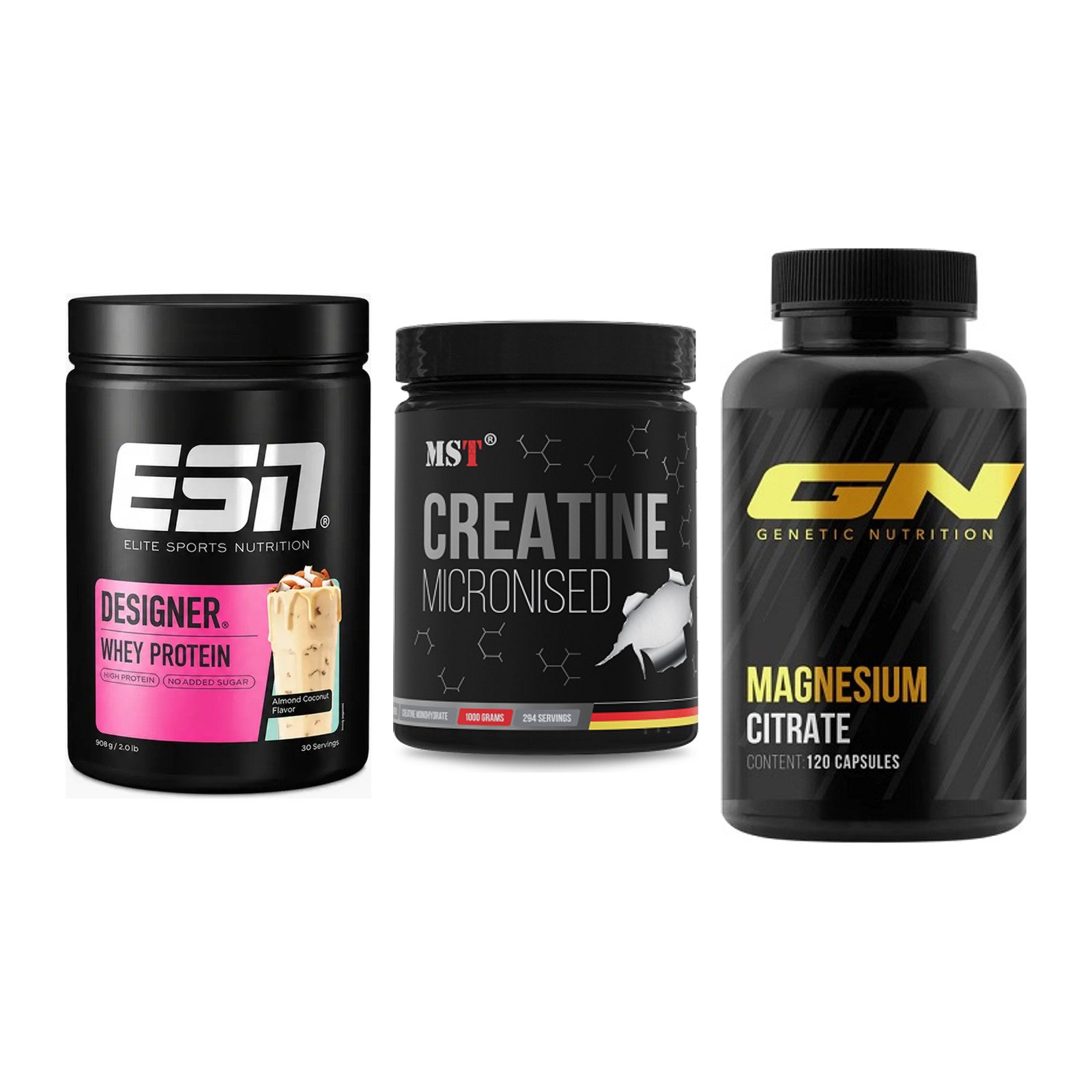 Einsteiger-Set: ESN Designer + MST Creatin + GN Magnesium – alle enthaltenen Artikel