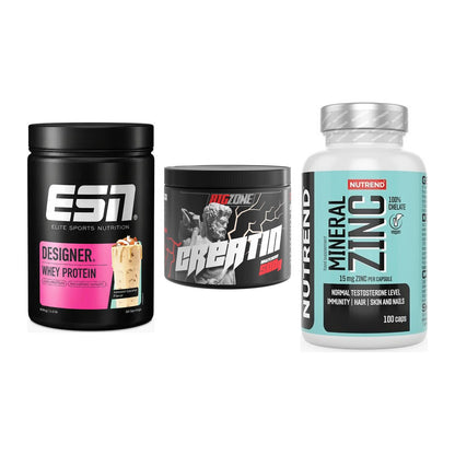 Einsteiger-Set: ESN Designer + Big Zone Creatin + Nutrend Zinc – alle enthaltenen Artikel