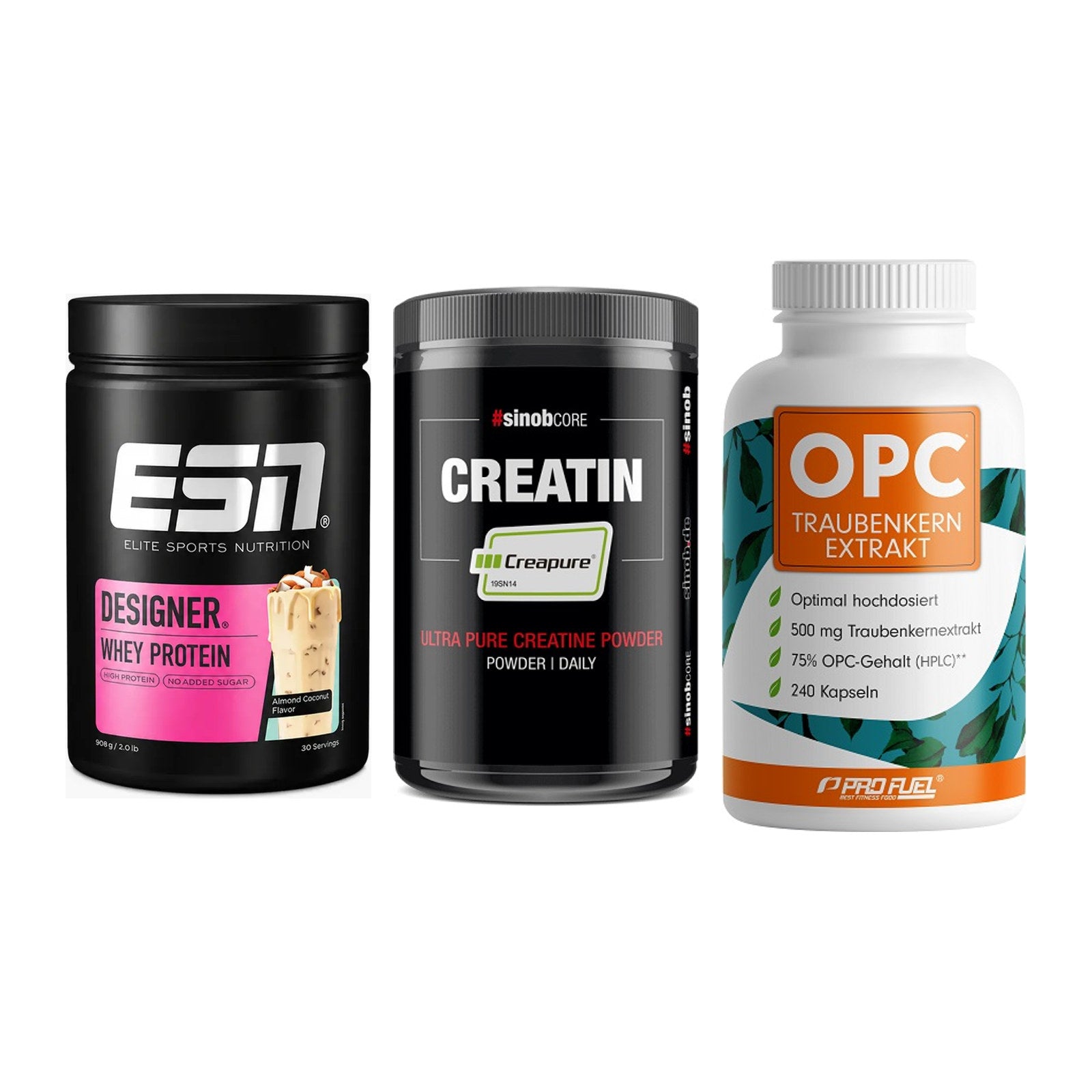 Einsteiger-Set: ESN Designer + Sinob Creatin + ProFuel OPC – alle enthaltenen Artikel