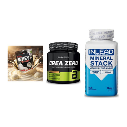 Einsteiger-Set: Sinob Honest + BioTech Crea + INLEAD Mineral – alle enthaltenen Artikel