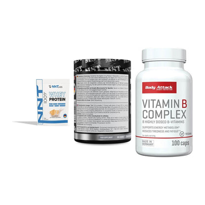Einsteiger-Set: NNT Whey + MST Creatin + Body Attack – alle enthaltenen Artikel